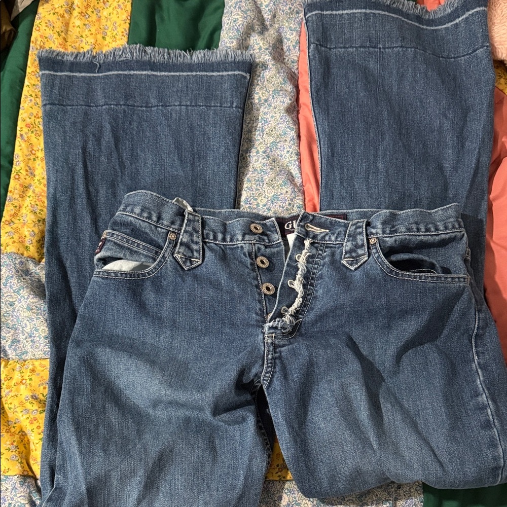Guess Dark Blue Flare Jeans